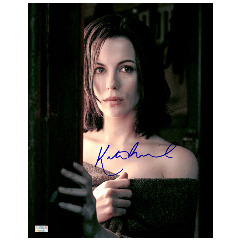 Kate Beckinsale Autographed Underworld Selene Emerging 11×14 Photo