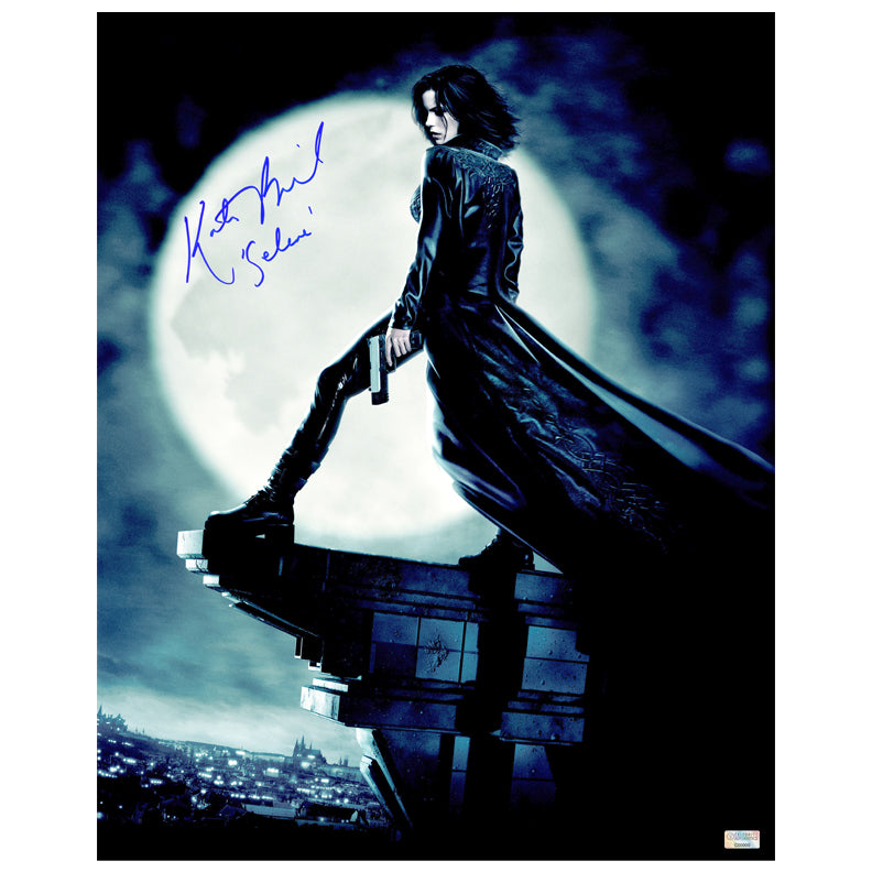 Kate Beckinsale Autographed Underworld Death Dealer 16x20 Photo with Selene