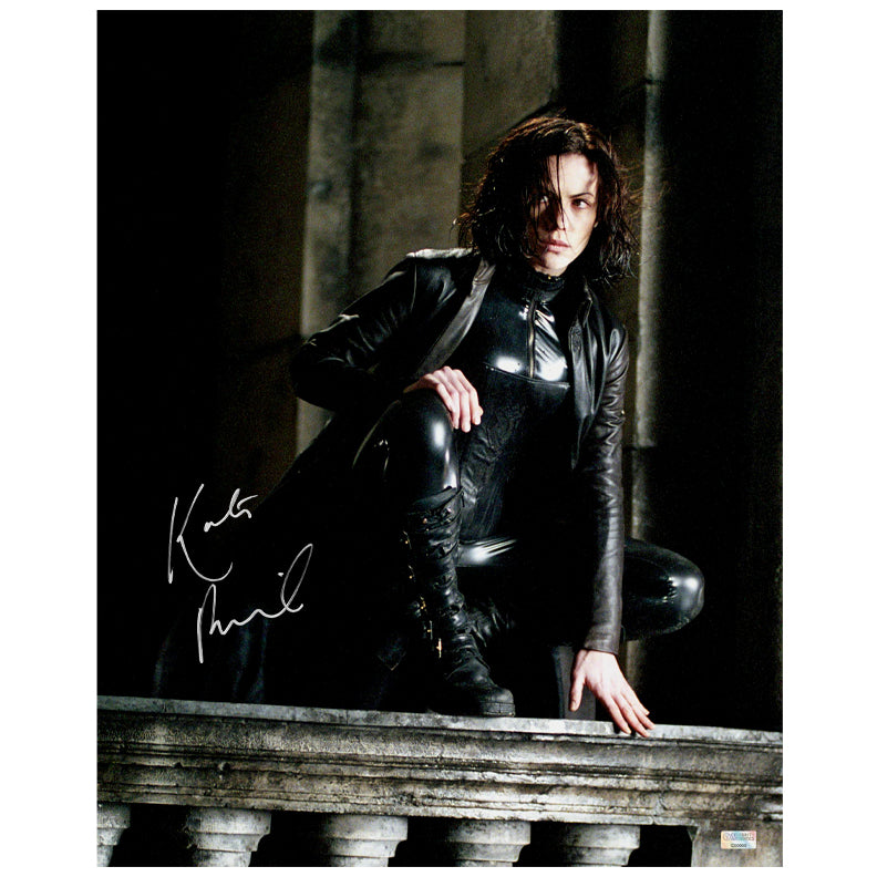 Kate Beckinsale Autographed Underworld Selene in the Shadows 16×20 Photo