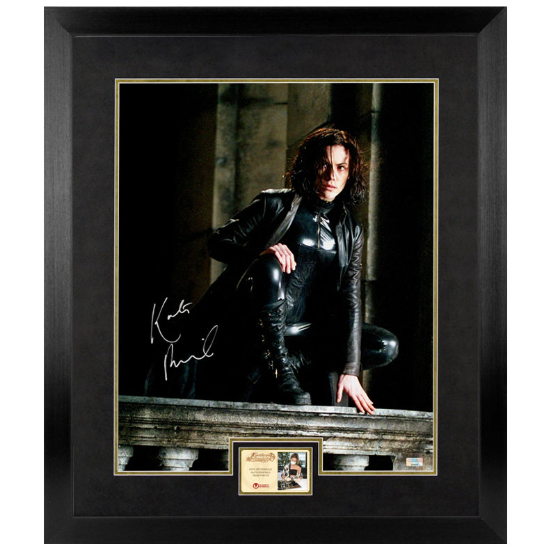 Kate Beckinsale Autographed Underworld Selene in the Shadows 16×20 Photo