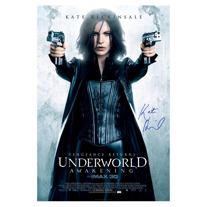 Kate Beckinsale Autographed 2012 Underworld Awakening Original 27x40 Double-Sided Movie Poster B