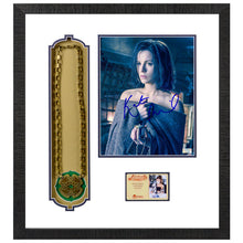 Load image into Gallery viewer, Kate Beckinsale Autographed Underworld Selene 8x10 Photo with Lucian’s Pendant Framed Display