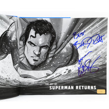 Load image into Gallery viewer, Brandon Routh and Kate Bosworth Autographed The Art of Superman Returns Book