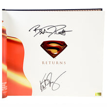 Load image into Gallery viewer, Brandon Routh and Kate Bosworth Autographed Superman Returns Book