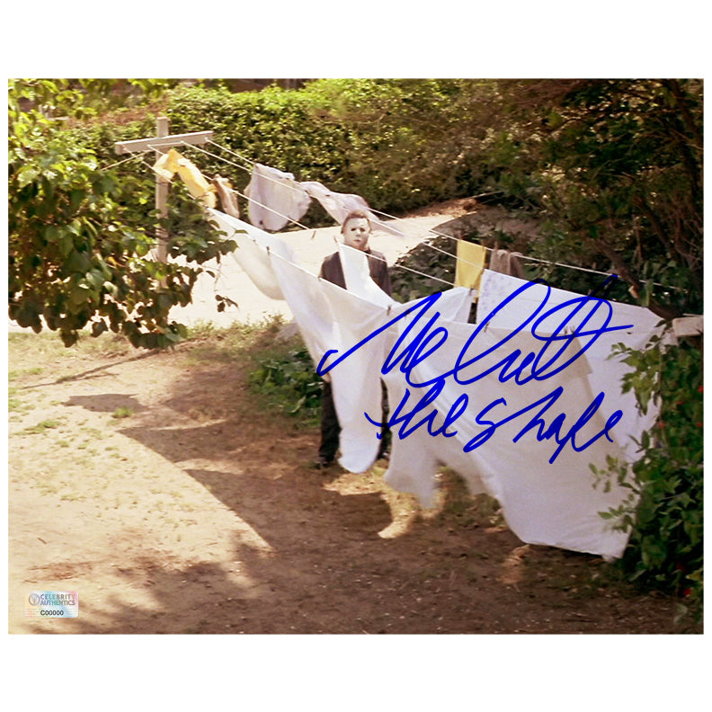 Nick Castle Autographed Halloween Michael Myers The Shape 8x10 Photo
