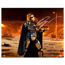Load image into Gallery viewer, Gwendoline Christie Autographed Star Wars: The Force Awakens Attack On Tuanul 16x20 Photo