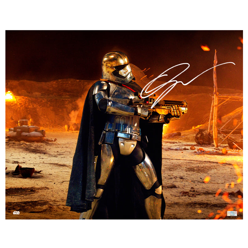 Gwendoline Christie Autographed Star Wars: The Force Awakens Attack On Tuanul 16x20 Photo