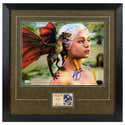 Photo Dédicacée D'Emilia Clarke En Daenerys (Game Of Thrones) – Encadrée 25,4 X 20,3 Cm, Prête à Offrir - 8