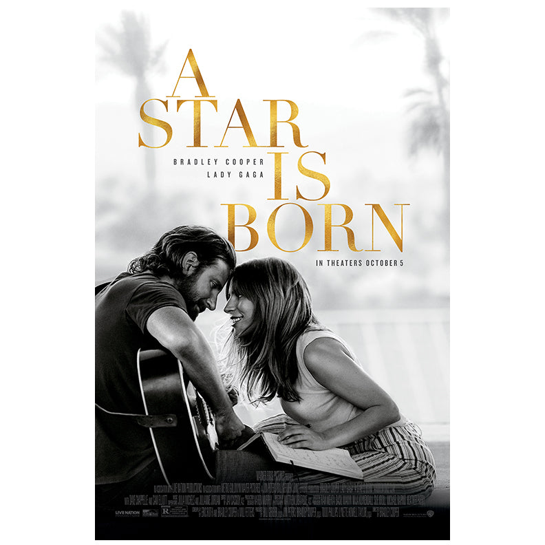 Bradley Cooper Autographed 2018 A Star is Born 16x24 Duet Poster Pre-Order