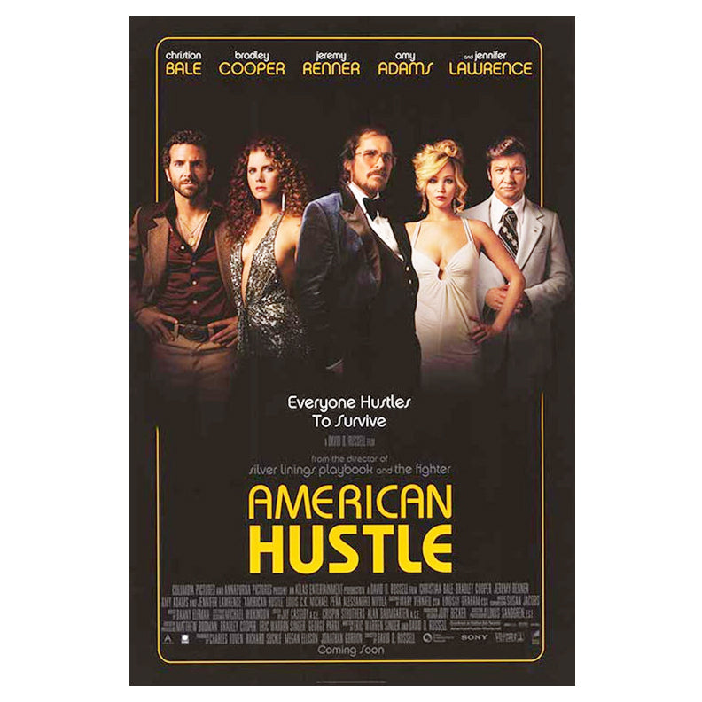 Bradley Cooper Autographed 2013 American Hustle Original 27x40 D/S Movie Poster Pre-Order