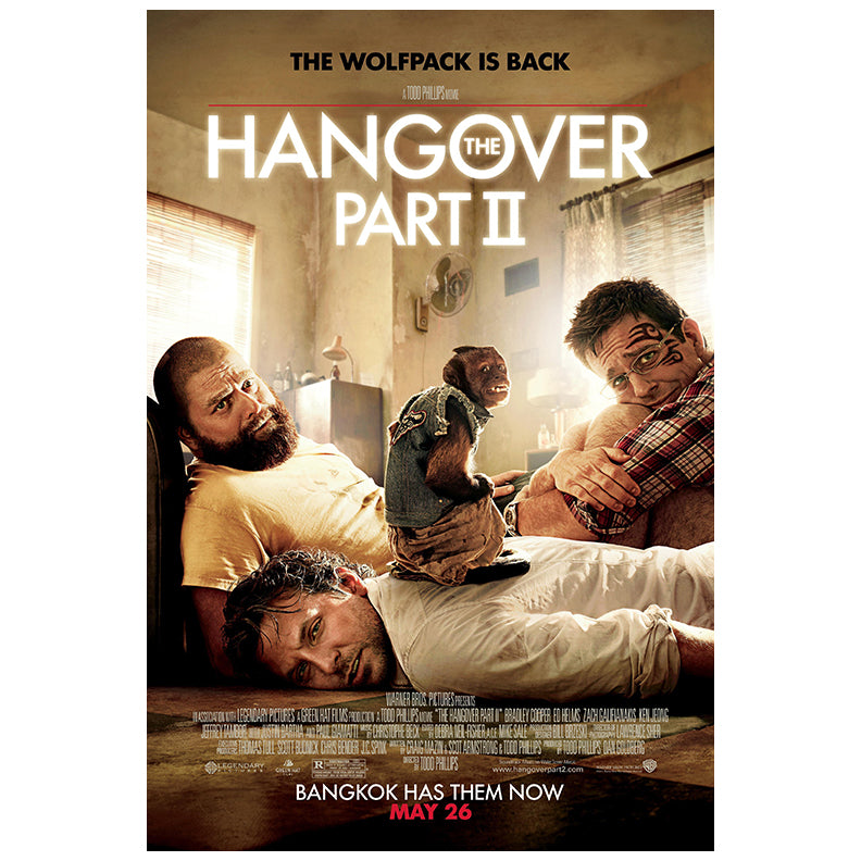 Bradley Cooper Autographed 2011 The Hangover Part II Original 27x40 Double-Sided Movie Poster Pre-Order