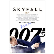 Load image into Gallery viewer, Daniel Craig Autographed James Bond 007 Skyfall 24x36 Single-Sided Movie Poster