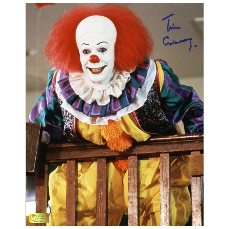 Tim Curry Autographed It Pennywise 8x10 Photo