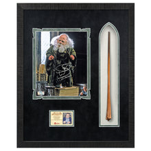 Load image into Gallery viewer, Warwick Davis Autographed Harry Potter Professor Flitwick 8×10 Photo With Wand Framed Display