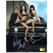 Load image into Gallery viewer, Rosario Dawson and Rose McGowan Autographed Grindhouse 8x10 Photo