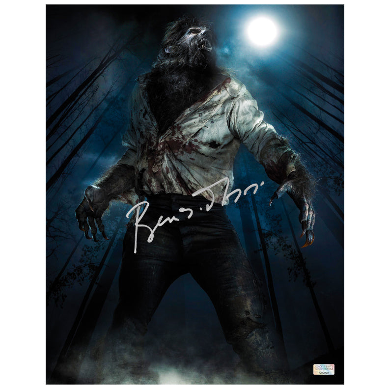 Benicio Del Toro Autographed 2010 The Wolfman Moon 11x14 Photo