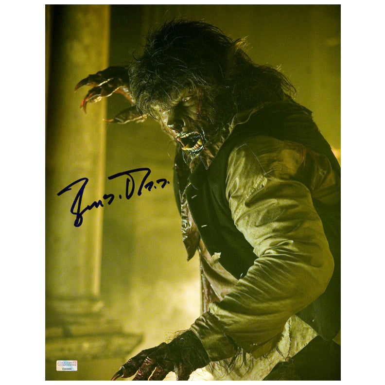 Benicio Del Toro Autographed 2010 The Wolfman Scene 11x14 Photo