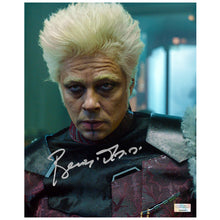 Load image into Gallery viewer, Benicio Del Toro Autographed 2014 Guardians of the Galaxy The Collector 8x10 Close Up Photo