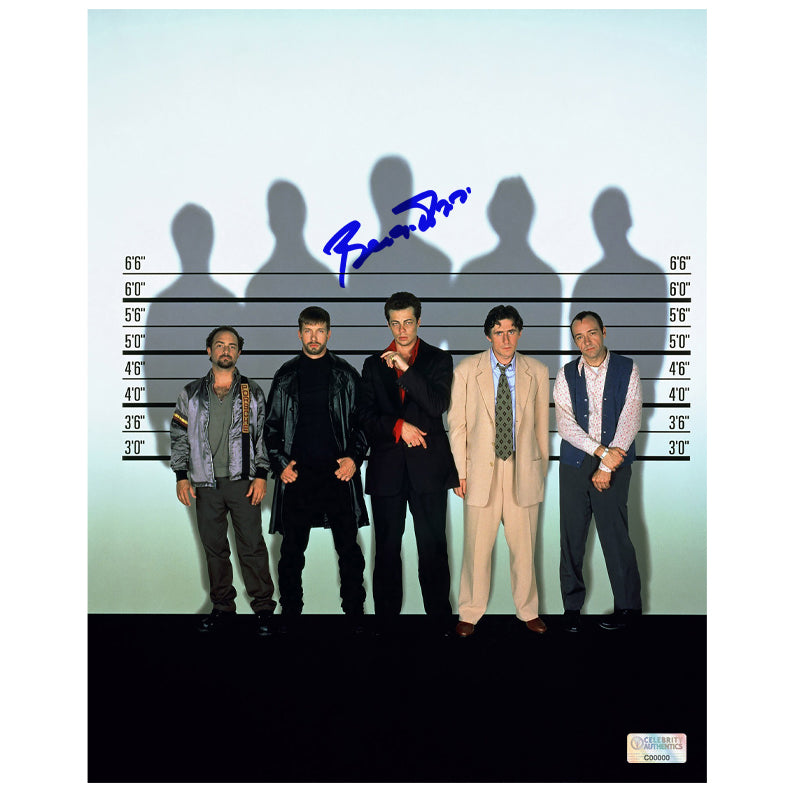 Benicio Del Toro Autographed 1995 The Usual Suspects Lineup 8x10 Photo