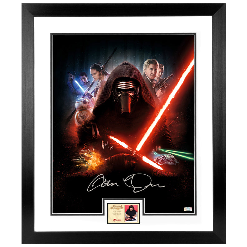 Adam Driver Autographed Star Wars The Force Awakens 16x20 Photo
