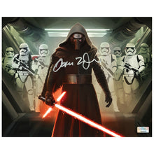 Load image into Gallery viewer, Adam Driver Autographed Star Wars: The Force Awakens Kylo Ren First Order Commander 8x10 Photo