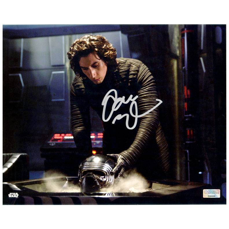 Adam Driver Autographed Star Wars The Force Awakens Kylo Ren Interrogation 8×10 Scene Photo
