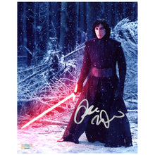 Load image into Gallery viewer, Adam Driver Autographed Star Wars: The Force Awakens Starkiller Unmasked 8x10 Photo