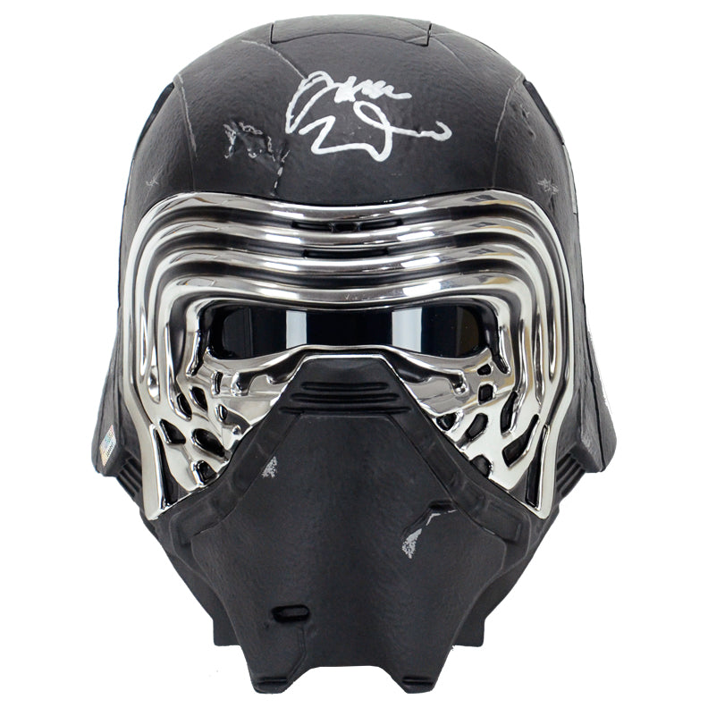Adam Driver Autographed Star Wars The Force Awakens Kylo Ren Black Series Helmet