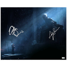 Load image into Gallery viewer, Adam Driver, Andy Serkis Autographed Star Wars: The Force Awakens Kylo Ren and Snoke 16×20 Scene Photo