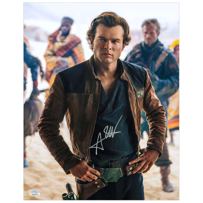 Alden Ehrenreich Autographed Solo A Star Wars Story Han Solo 11x14 Photo