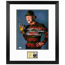 Load image into Gallery viewer, Robert Englund Autographed A Nightmare on Elm Street Freddy Krueger Dream Warriors 11x14 Photo with &#39;Sleep Killz! Freddy Krueger&#39; Inscription