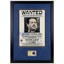 Load image into Gallery viewer, Dan Fogler Autographed Fantastic Beasts Jacob Kowalski 11x15 Wanted Framed Poster