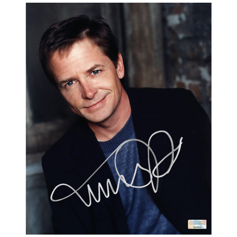 Michael J. Fox Autographed 8×10 Studio Photo