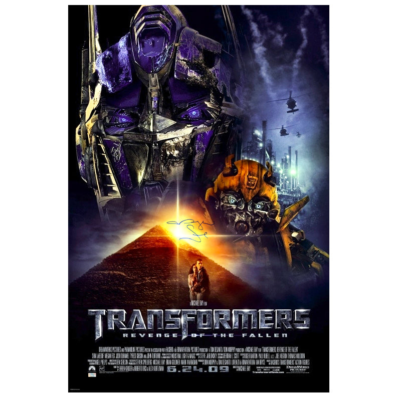 Megan Fox Autographed Transformers Revenge of the Fallen Original 27x40 Single Sided Movie Poster