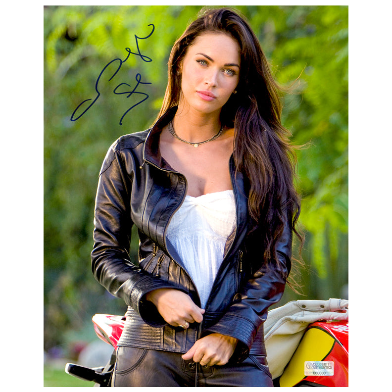 Megan Fox Autographed Transformers Revenge of the Fallen Mikaela 8x10 Photo