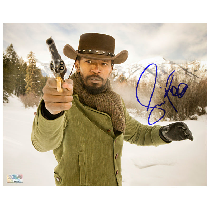 Jamie Foxx Autographed Django Unchained 8×10 Scene Photo