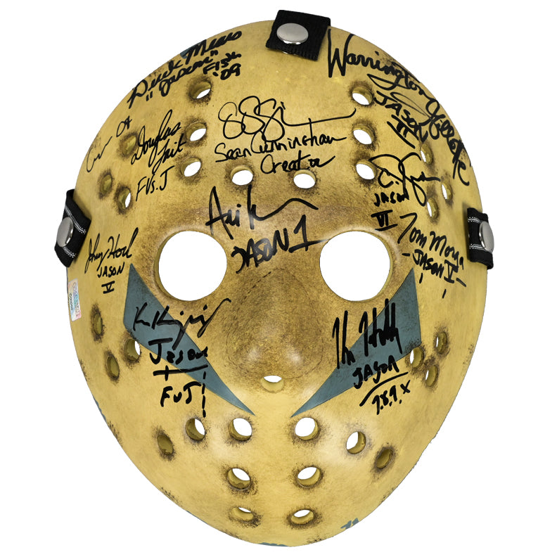 Jason+Voorhees+Deluxe+Mask+Line+Cinema+Mascara+De+Jason+Vorhees+17 for sale  online