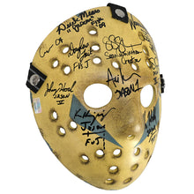 Load image into Gallery viewer, Friday the 13th Jason Voorhees Cast Autographed 1:1 Scale Mask Series 3