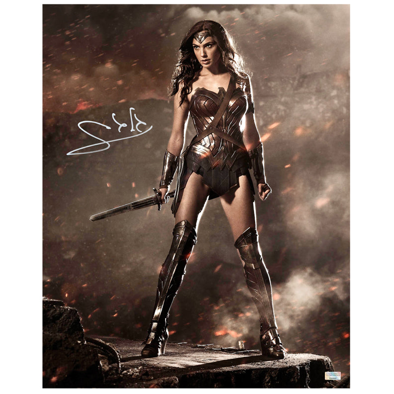 Gal Gadot Autographed Wonder Woman 16×20 Photo
