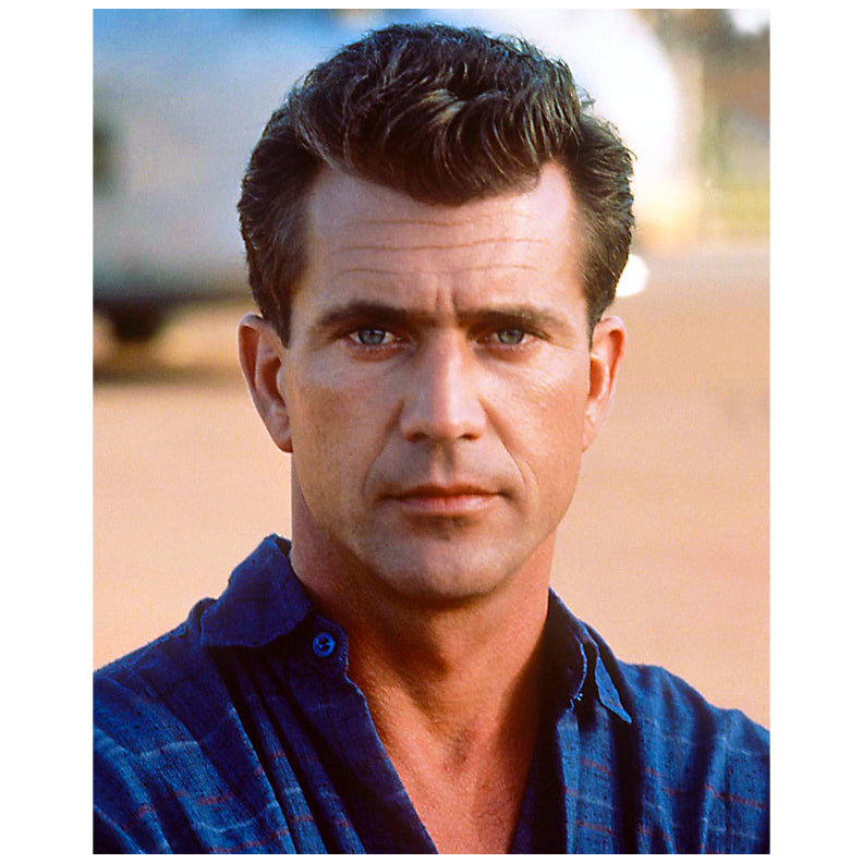 Mel Gibson Autographed 1990 Air America Gene 8x10 Close Up Photo Pre-Order