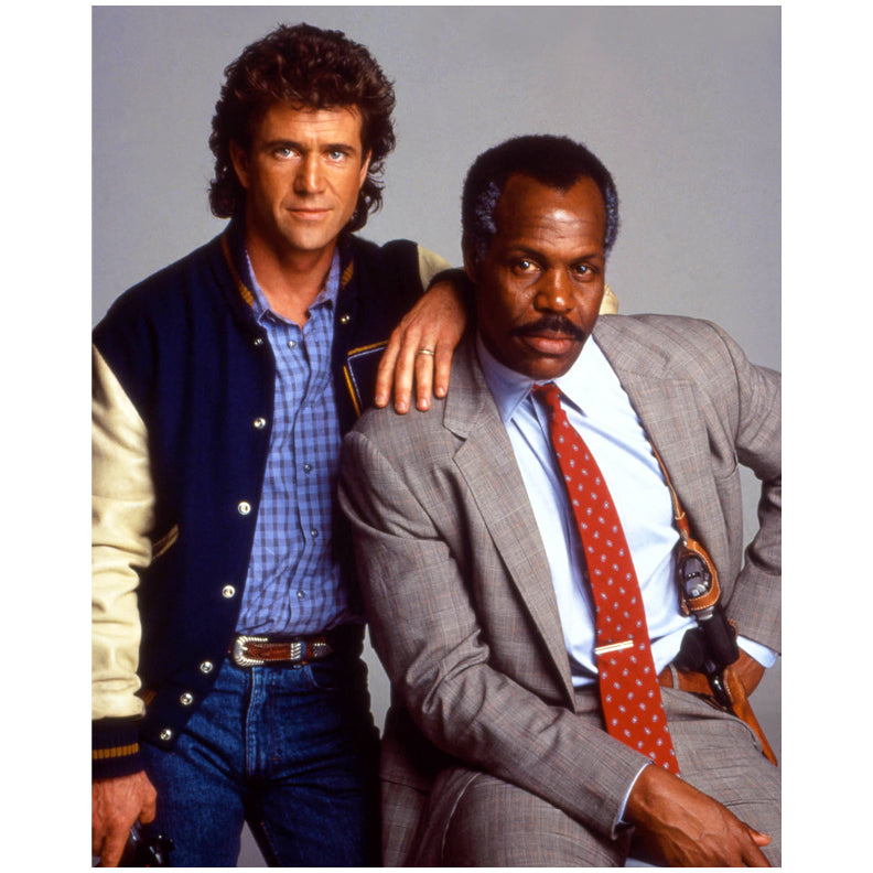 Mel Gibson and Danny Glover Autographed 1989 Lethal Weapon II Riggs and Murtaugh 8x10 Photo Pre-Order