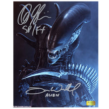 Load image into Gallery viewer, Alec Gillis, Tom Woodruff Jr. Autographed AVP: Alien vs Predator 8×10 Studio Photo