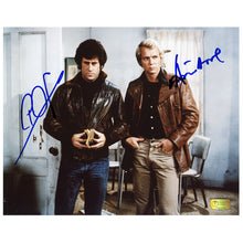 Load image into Gallery viewer, David Soul and Paul Michael Glaser Autographed Starsky and Hutch 8x10 Scene Photo