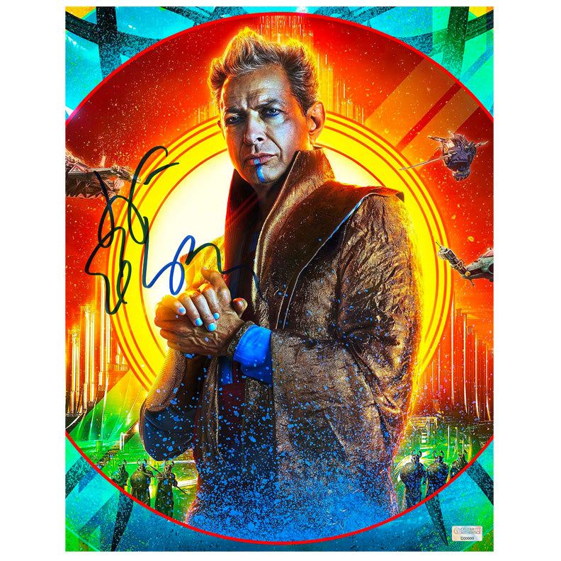 Jeff Goldblum Autographed Thor: Ragnarok The Grandmaster 11x14 Photo