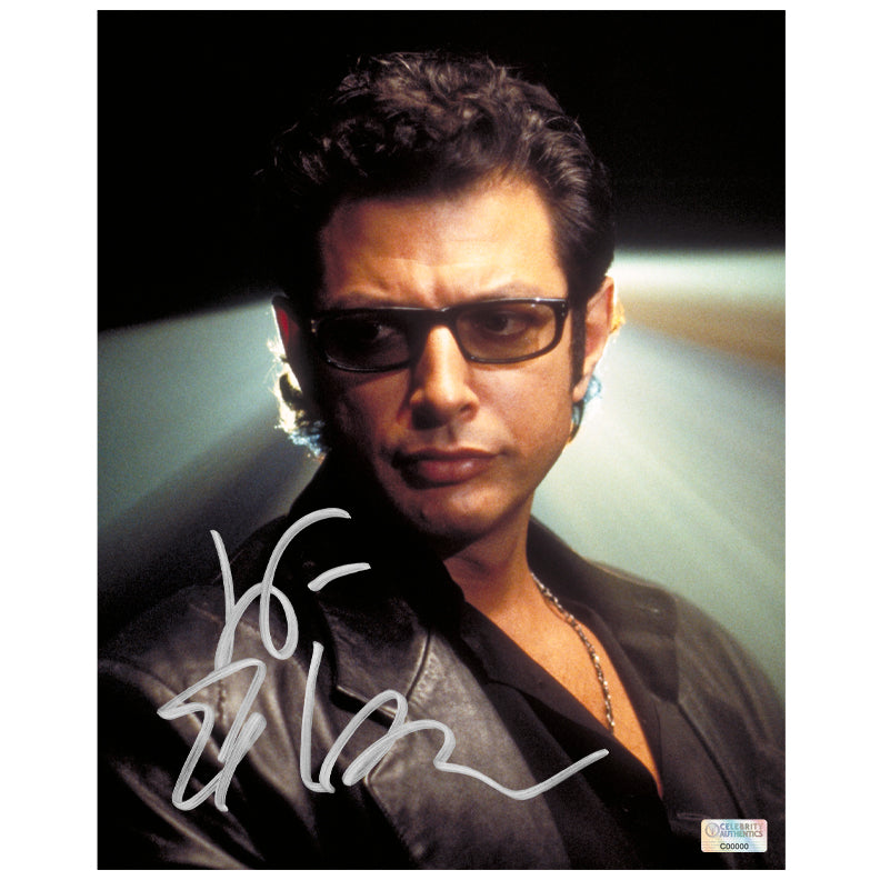 Jeff Goldblum Autographed Jurassic Park Chaos Theory 8x10 Photo