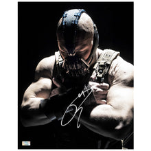 Load image into Gallery viewer, Tom Hardy Autographed 2012 The Dark Knight Rises Bane Shadows 11x14 Photo
