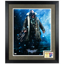 Load image into Gallery viewer, Tom Hardy Autographed 2012 The Dark Knight Rises Bane Batmobile Tumbler 16x20 Photo