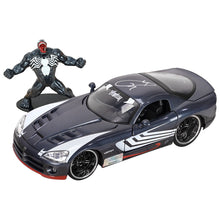 Load image into Gallery viewer, Tom Hardy Autographed Marvel 1:24 Scale 2008 Viper Die-cast Car with Venom Figure