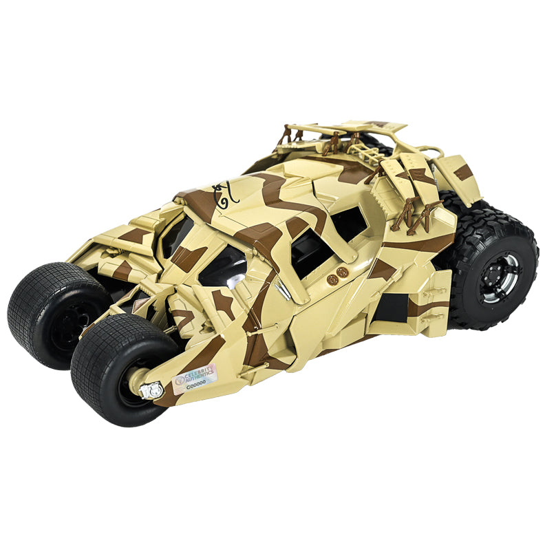 Tom Hardy Autographed 2012 The Dark Knight Rises 1:18 Scale Die-Cast Batmobile Camouflage Tumbler