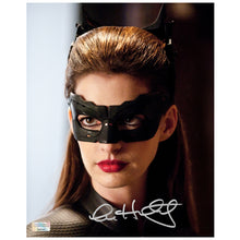 Load image into Gallery viewer, Anne Hathaway Autographed 2012 The Dark Knight Rises Catwoman Closeup 8x10 Photo